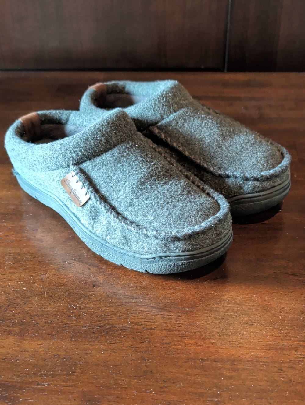 Women's Slip-On Wool Felt Clog - Gray